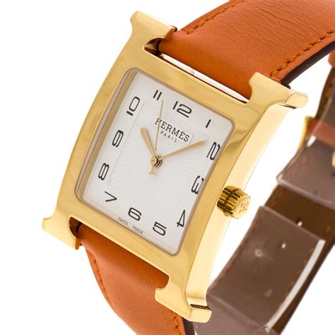 hermes uhr gold|hermes women's watches.